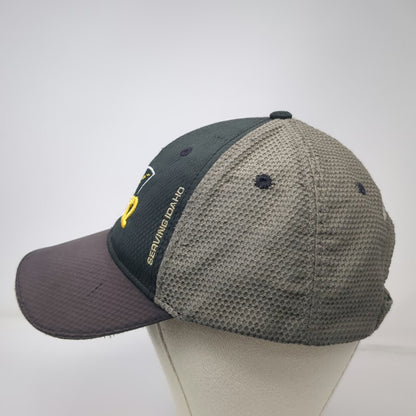 Quake City Caps Baseball Cap Black Gray One Size Strapback Idaho LHTAC T2 Hat