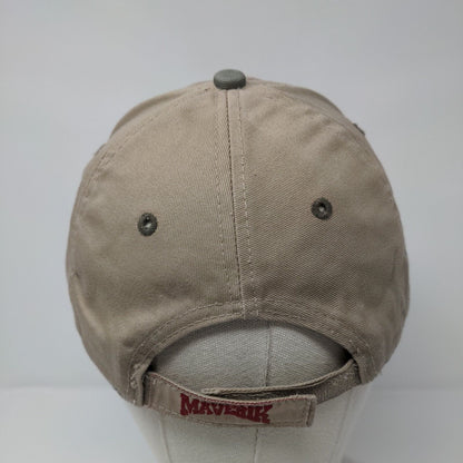 Maverik Adventure Guide Strapback Hat Tan One Size Embroidered