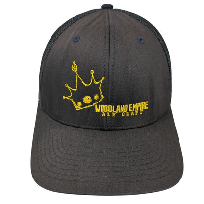 Woodland Empire Ale Craft Fitted Mesh Back Trucker Hat Black One Size