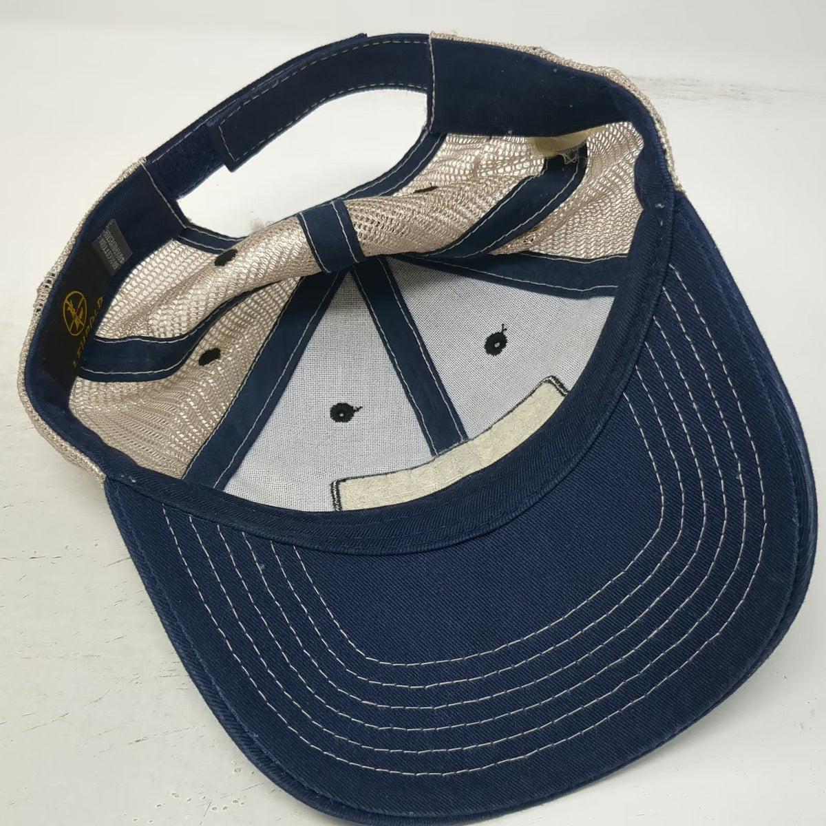 Leupold Baseball Cap Blue One Size Tactical Mesh Back US Flag Strapback Hat