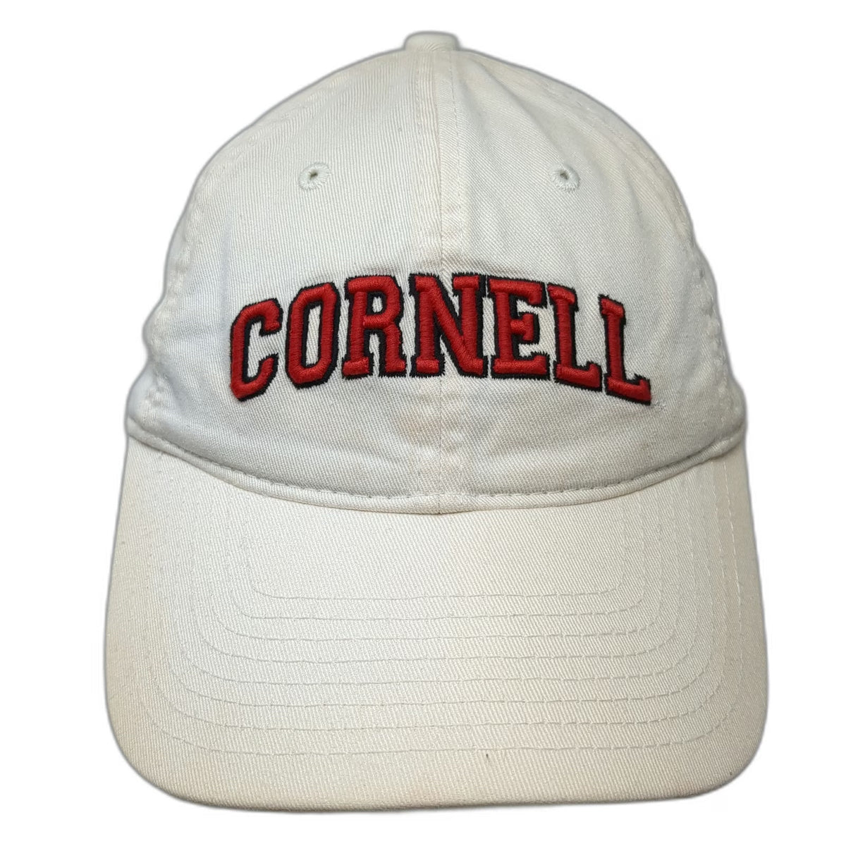 Legacy Cornell University NCAA Cap White Red Black One Size Slideback Cotton