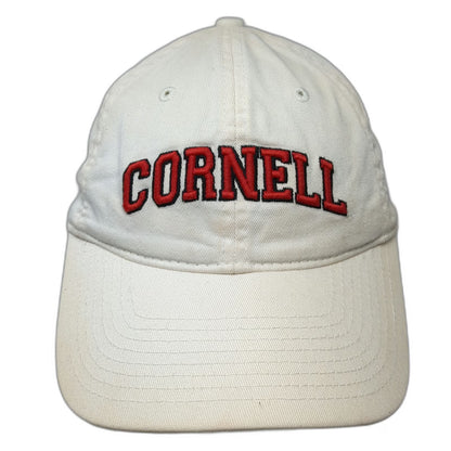 Legacy Cornell University NCAA Cap White Red Black One Size Slideback Cotton