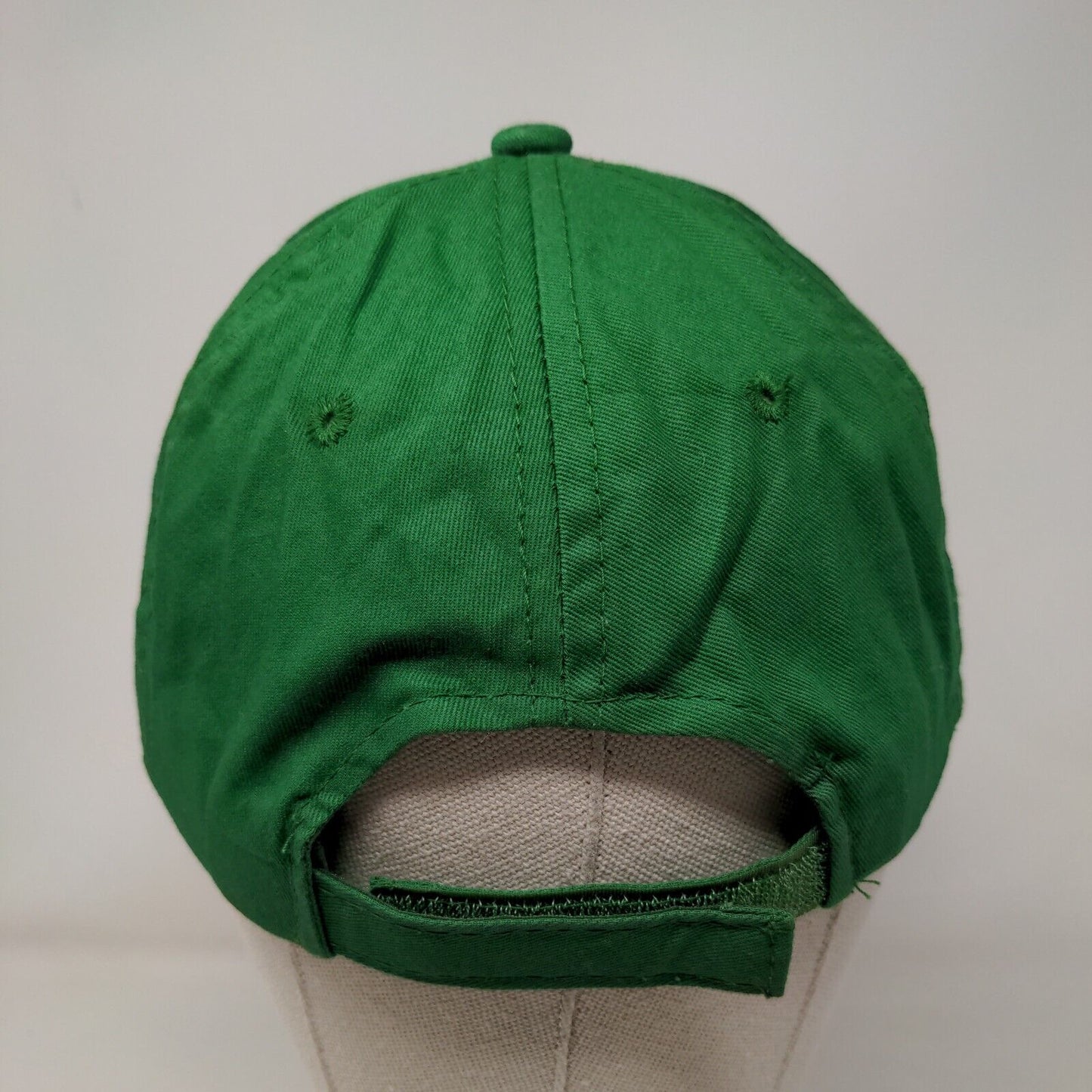 The YMCA Strapback Hat Green OSFM Adjustable Embroidered 6 Panel Outdoor Cap