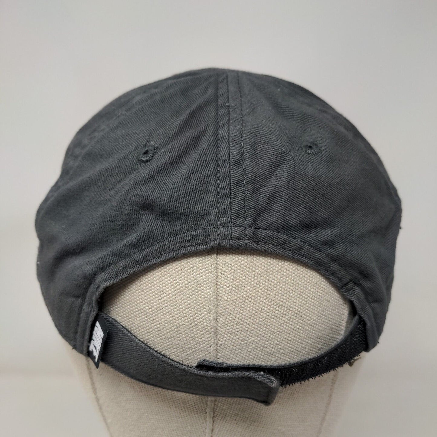 Nike Child Strapback Hat Gray One Size Embroidered Swoosh Logo Just Do It