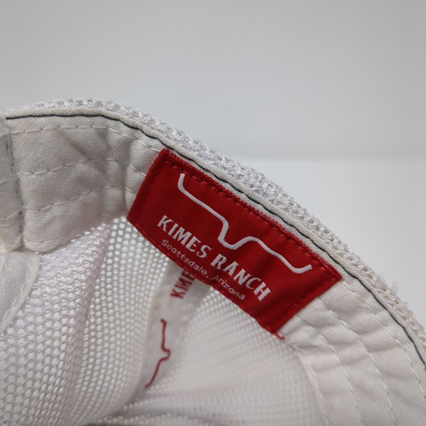 Kimes Ranch Snapback Mesh Back Trucker Hat Gray OSFA Embroidered