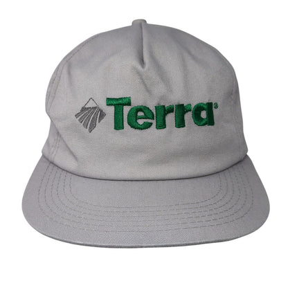 Terra Fitted Hat Gray OSFA Neck Flap Embroidered Faux Fur K-Brand