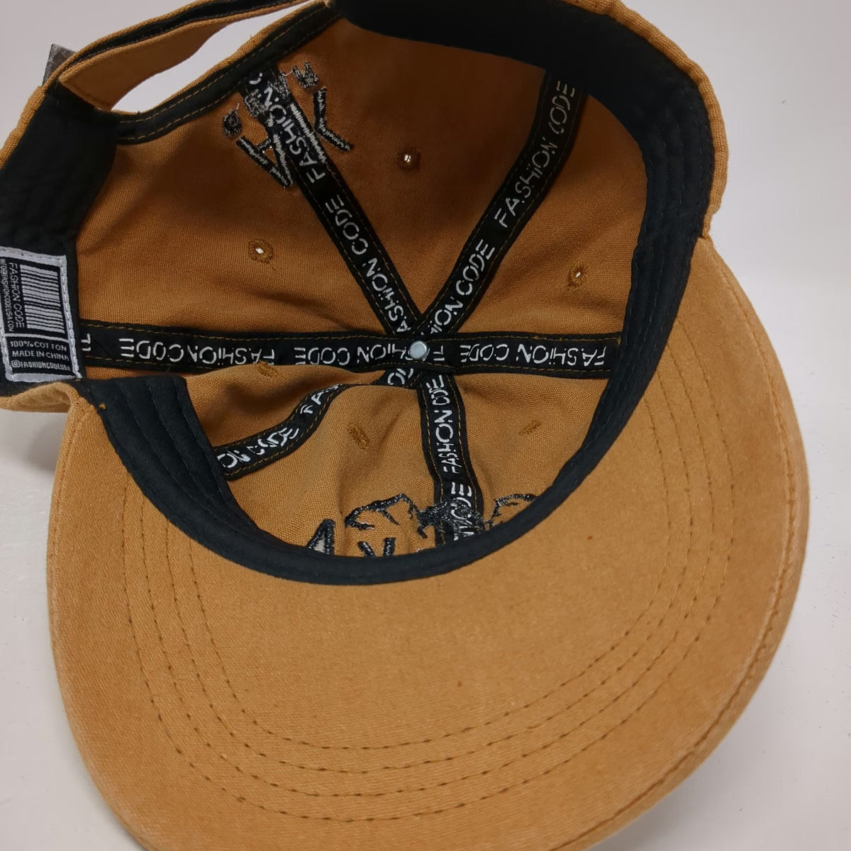 AK GEAR Alaska Mountains Est 1959 Hat Brown Baseball Cap One Size Strapback