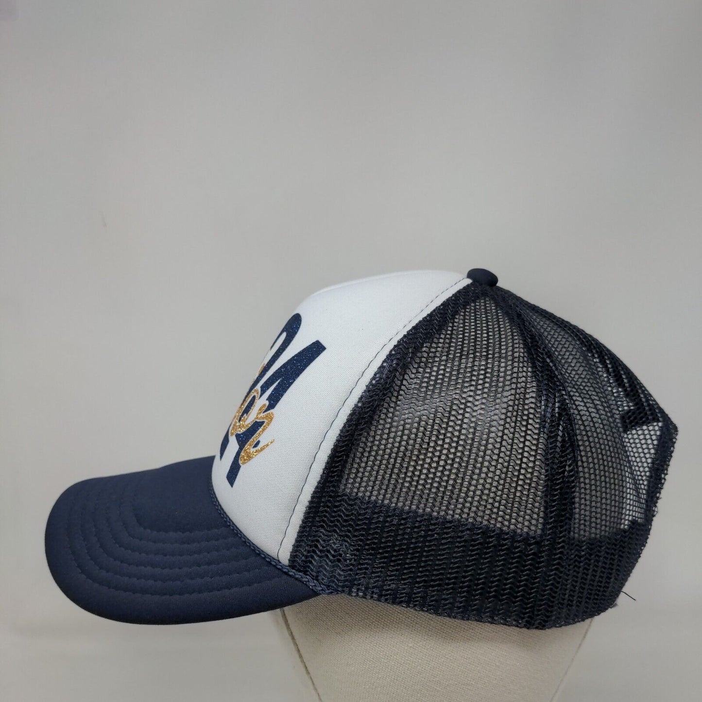 2024 Senior Snapback Trucker Hat Blue OSFM Adjustable Mesh Back Rope Otto