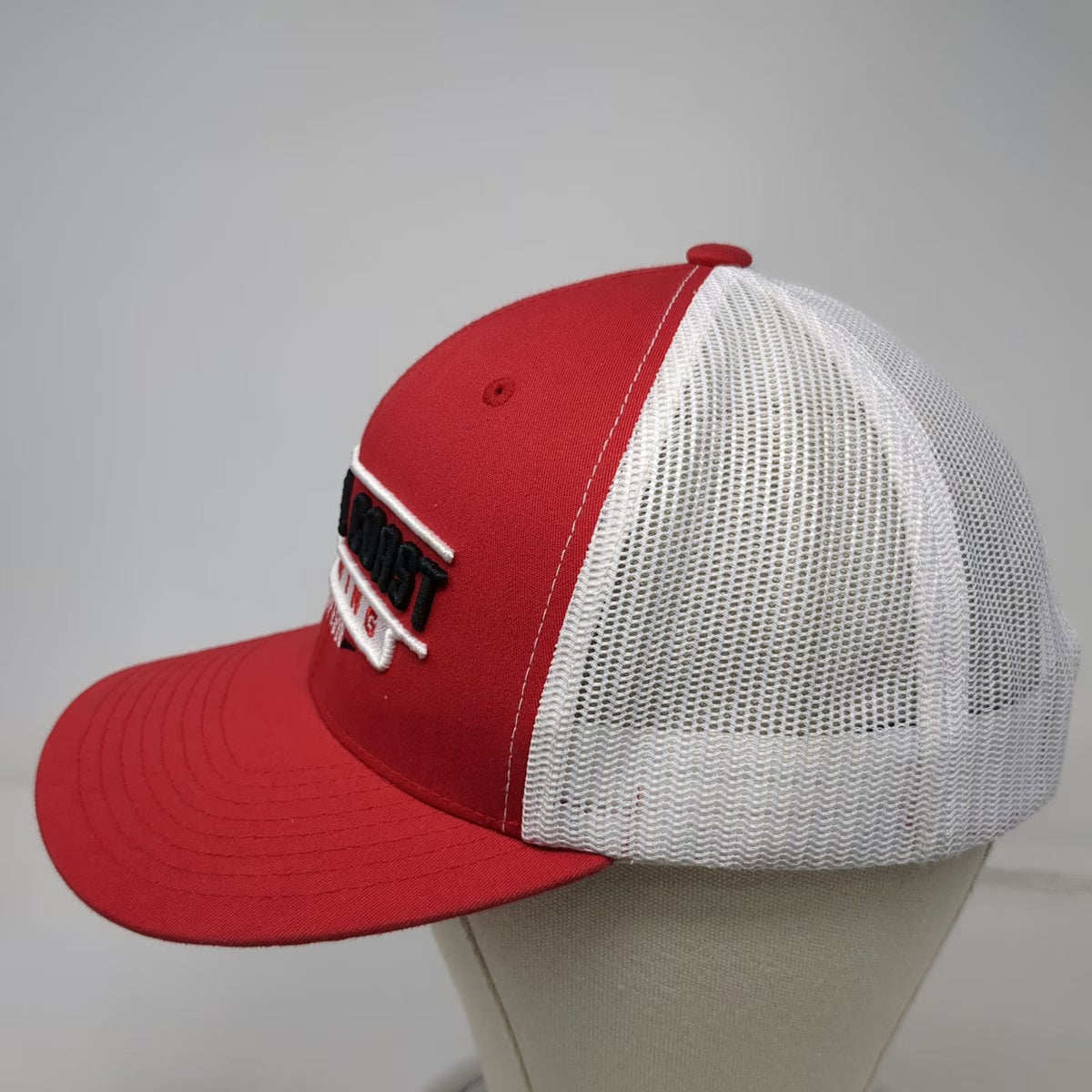 Yupoong Trucker Hat Red One Size Central Coast Brewing Est 1998 Mesh Snapback