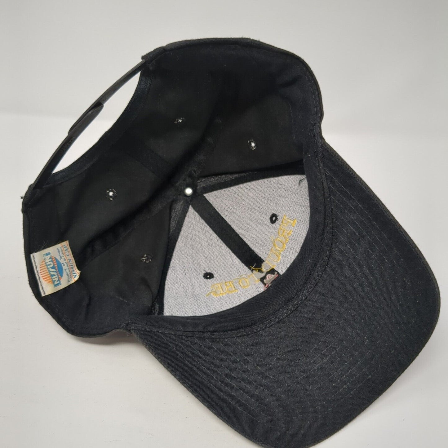 Proud To Be A Veteran Snapback Hat Black OS Adjustable Embroidered Nissun Cap