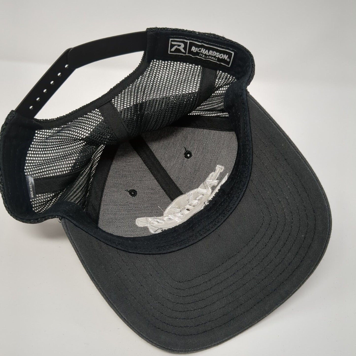 Nampa Parks & Recreation Snapback Trucker Hat Gray Small Mesh Back Richardson