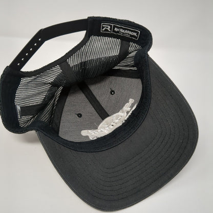 Nampa Parks & Recreation Snapback Trucker Hat Gray Small Mesh Back Richardson