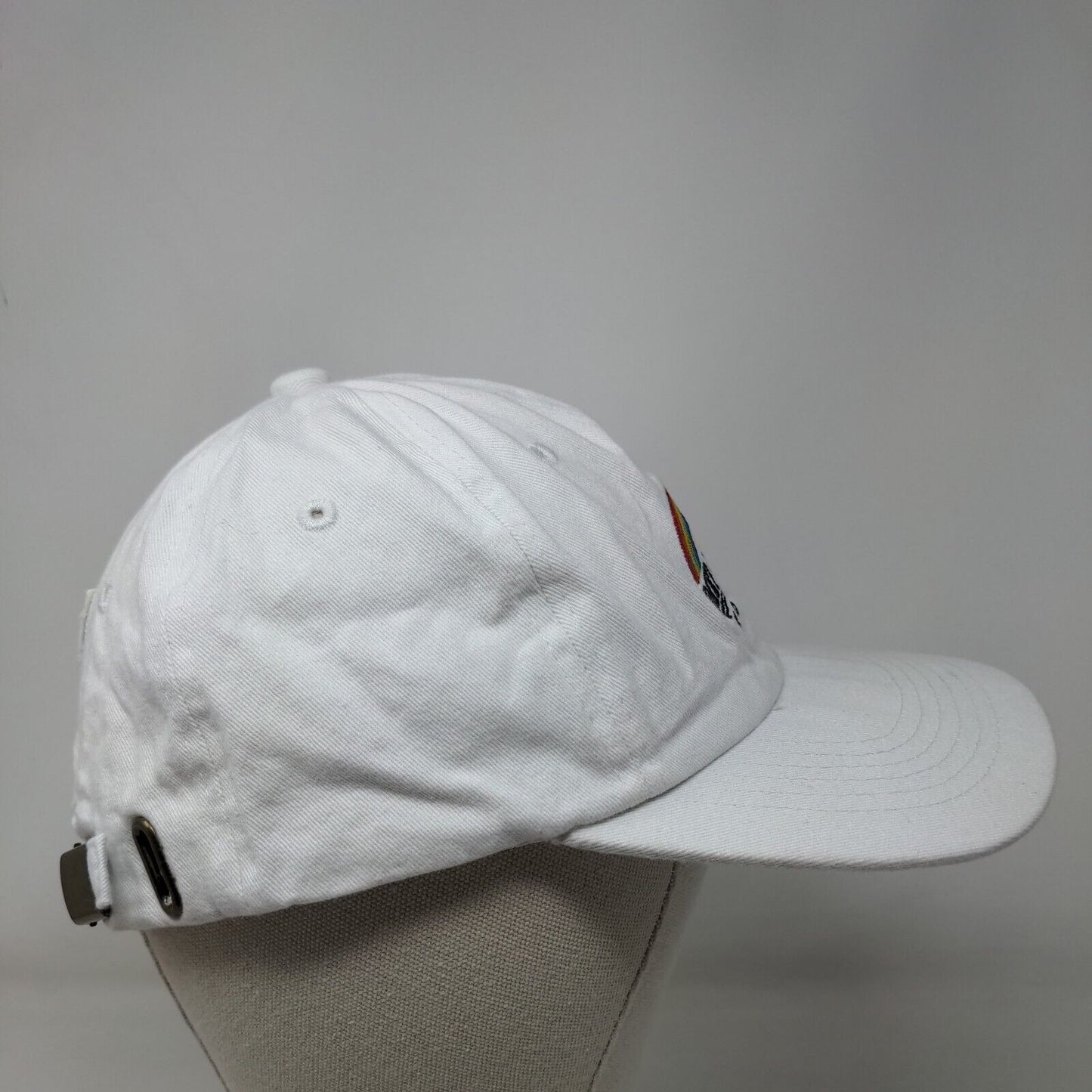 Deep Eddy Vodka Pride Rainbow Slideback Hat White One Size Embroidered