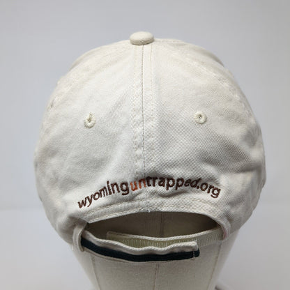 Wyoming Untrapped Strapback Hat Tan One Size Adjustable Port Authority
