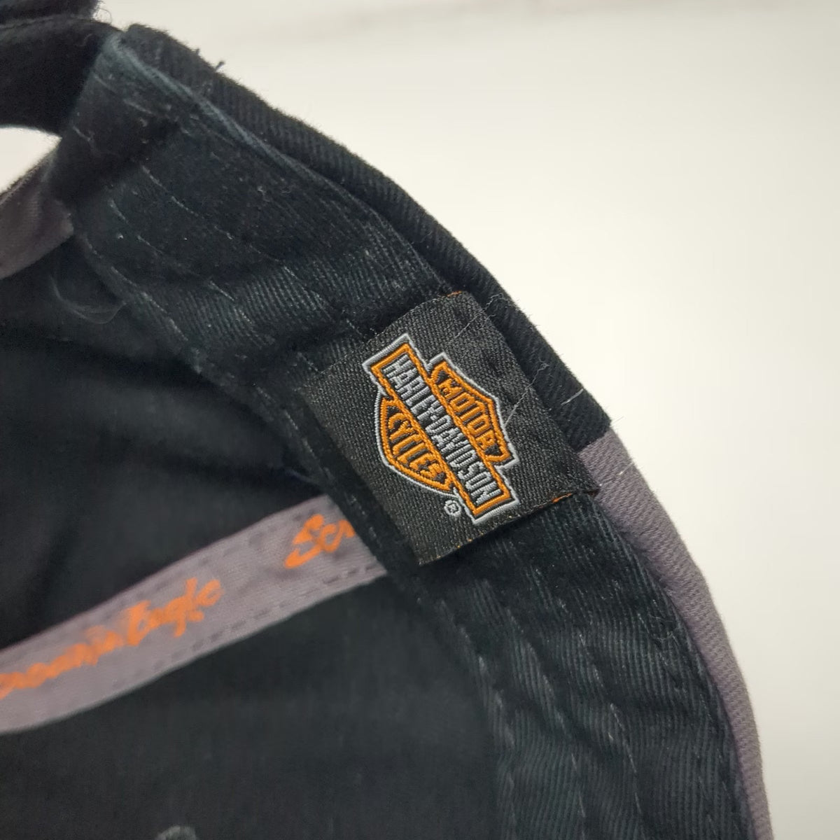 Harley-Davidson Screamin' Eagle Baseball Cap Black One Size Strapback Flame Hat