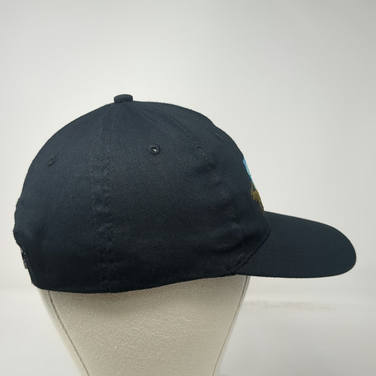 Alaska Shirt Company Snapback Black One Size Embroidered Moose Mountain Hat