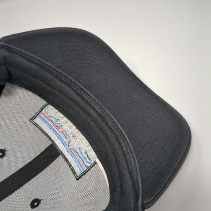 Patagonia Snapback Mesh Back Trucker Hat Black One Size Adjustable