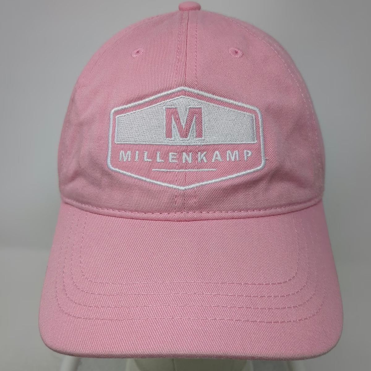 Cap America Baseball Cap Pink One Size Millenkamp Embroidered Slideback Hat