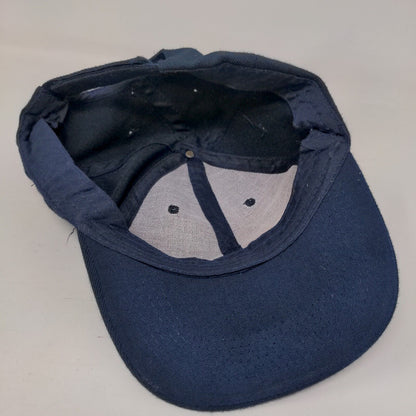 Unbranded Strapback Hat Solid Blue One Size Blank Adjustable 6 Panel