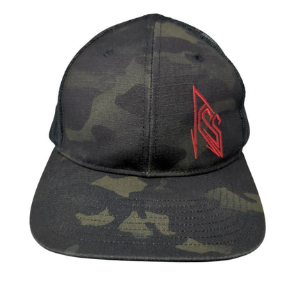 Richardson Snapback 112 Trucker Hat Camouflage One Size Adjustable Mesh Back