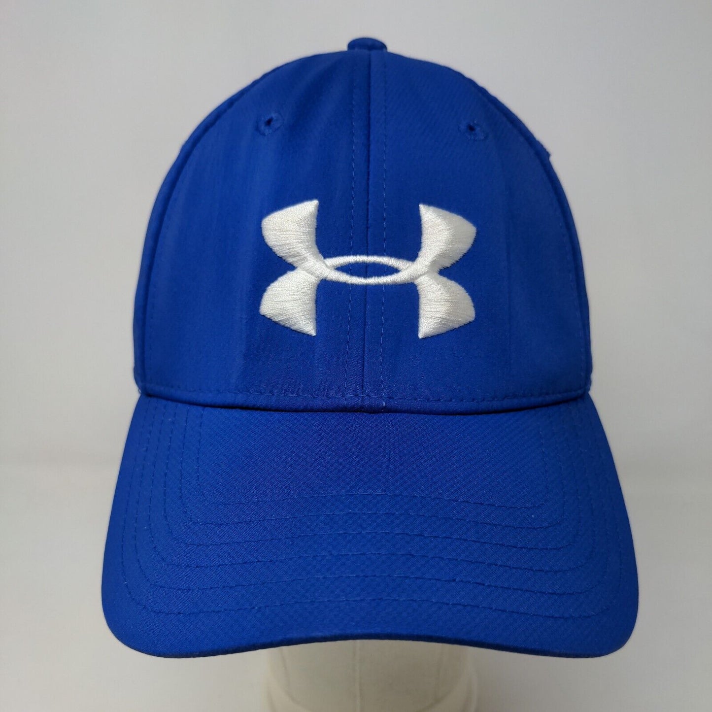 Under Armour Men's Fitted Hat Blue Size L-XL Embroidered Logo