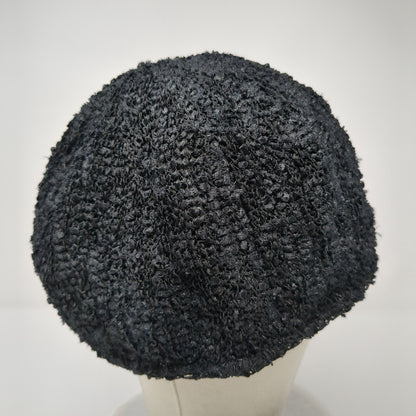 Uptown Girl Headwear Beanie Hat Black One Size Solid Blank Outdoor