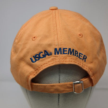 USGA Baseball Cap Orange One Size 2015 U.S. Open Chambers Bay Member Golf Hat