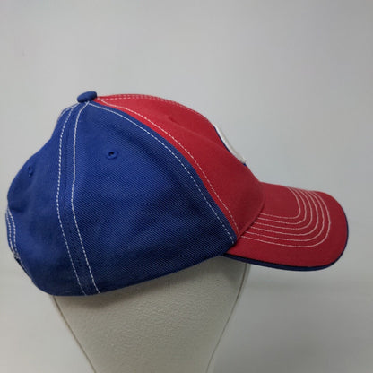 Fan Favorite Men's Strapback Hat Reb Blue OSFA Embroidered Chicago Cubs Logo