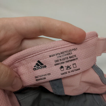Adidas Aeroready Strapback Hat Pink One Size Adjustable Breathable 6 Panel