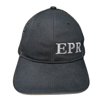 EPR Snapback Trucker Hat Black One Size Adjustable Embroidered Port Authority