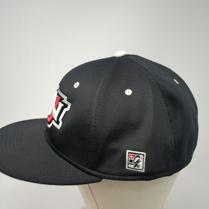 Northwest Nazarene Nighthawks NCAA The Game Cap Black XL A-Flex Gray Brim Hat