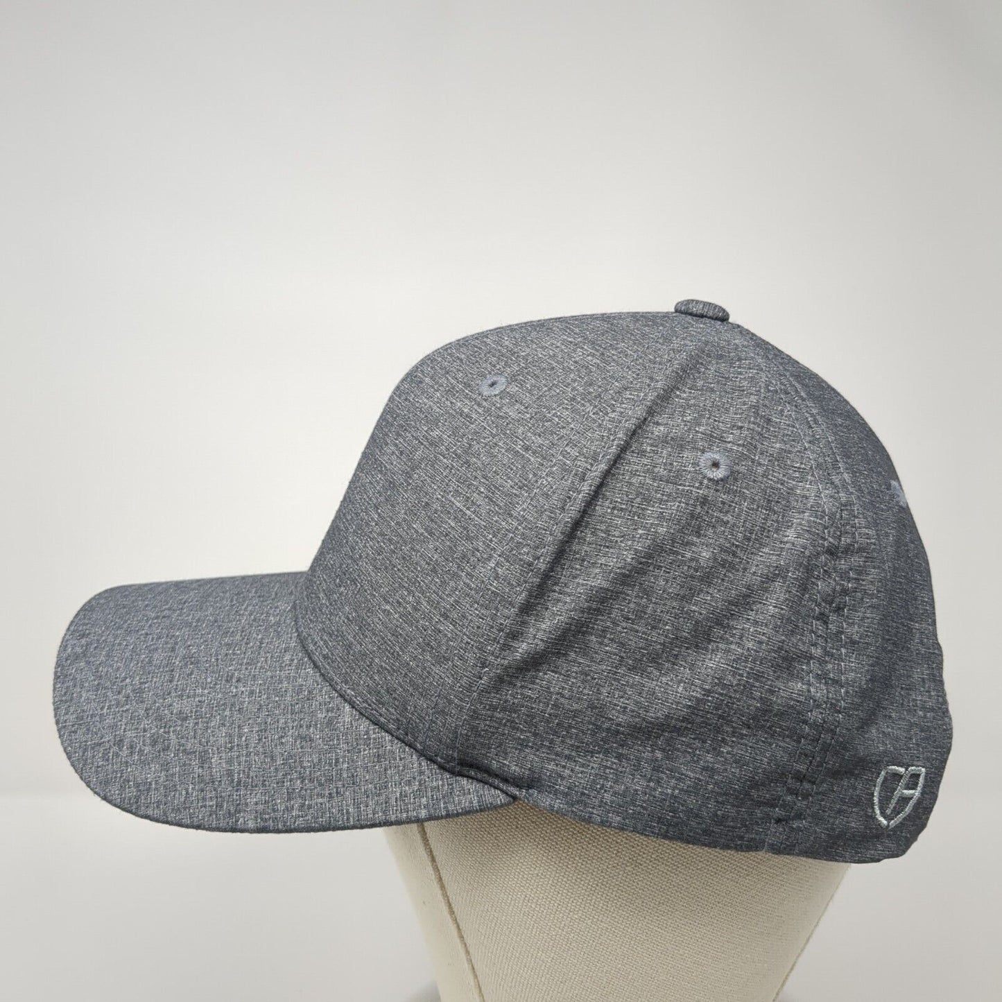 Yupoong Snapback Hat Gray One Size Adjustable 110 Flexfit Tech Blank Polyester