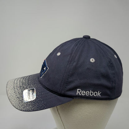 New England Patriots NFL Reebok Blue Size S/M Cap Speckled Brim Stretch Fit