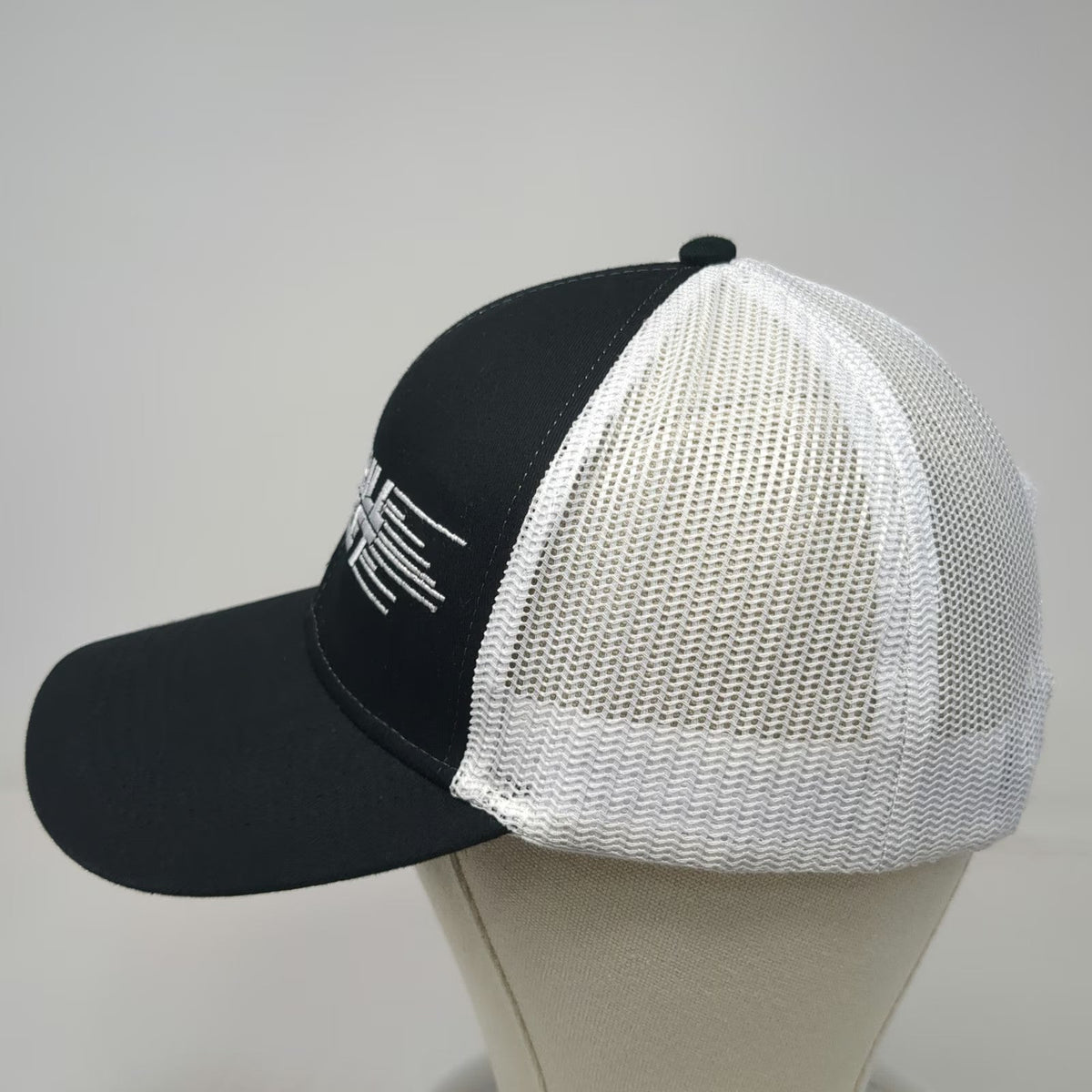 Cap America Trucker Hat Black White One Size Nissan Thrill Street Snapback Mesh