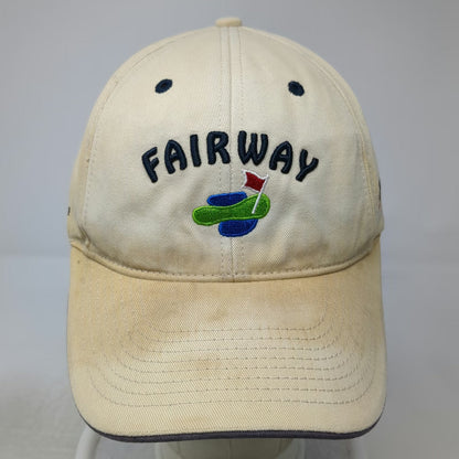 Fairway Baseball Cap Beige One Size Slideback Golf Wholesale Tapco Nailite Hat