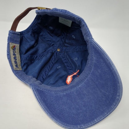 Gville Florida Slideback Baseball Cap Blue OS Adjustable Embroidered Adams
