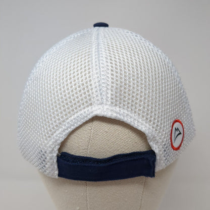 Coors Light Strapback Mesh Back Trucker Hat Multi One Size Colorblock