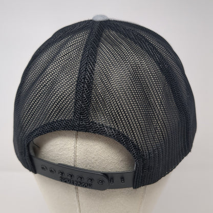 AXIS Snapback Mesh Back Trucker Hat Gray One Size Adjustable Richardson