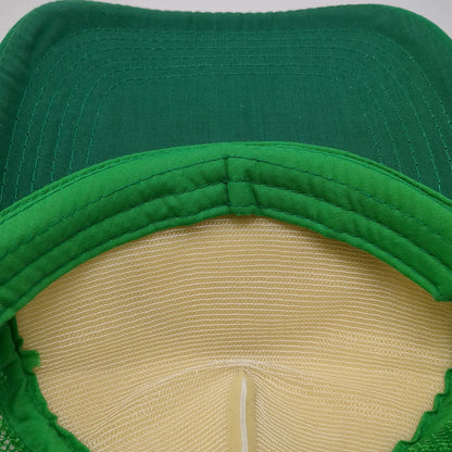 Green Trucker Hat One Size Salt Spray Surf School Ohope Beach NZ Mesh Snapback