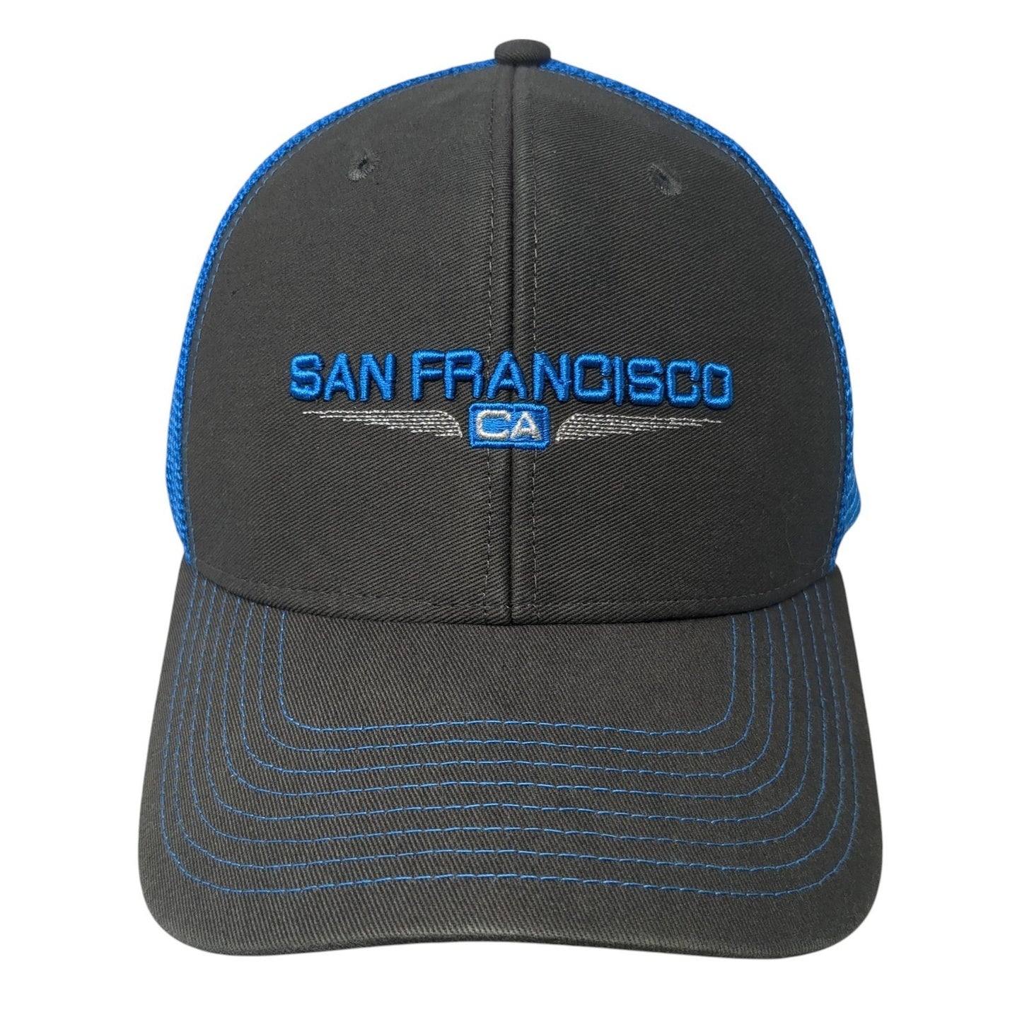 San Francisco CA Snapback Trucker Hat Multicolor OS Adjustable Mesh Back Ouray