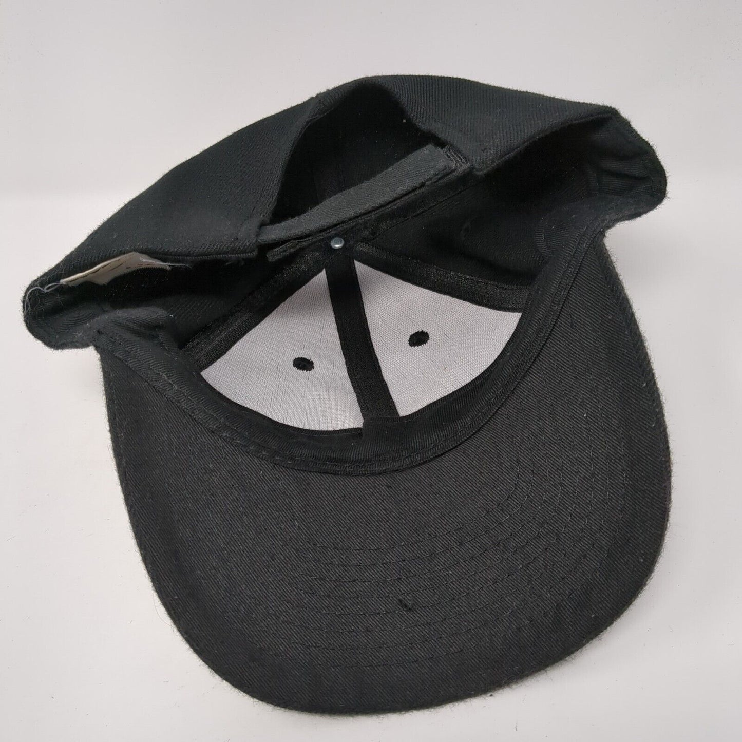 Senior EOD Patch Strapback Hat Black One Size Adjustable Solid 6 Panel
