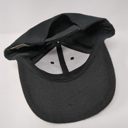 Senior EOD Patch Strapback Hat Black One Size Adjustable Solid 6 Panel