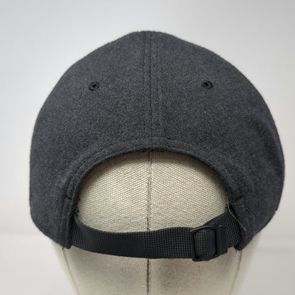 Lululemon Baseball Cap Gray One Size Wool Blend Slideback Hat Side Logo Textured