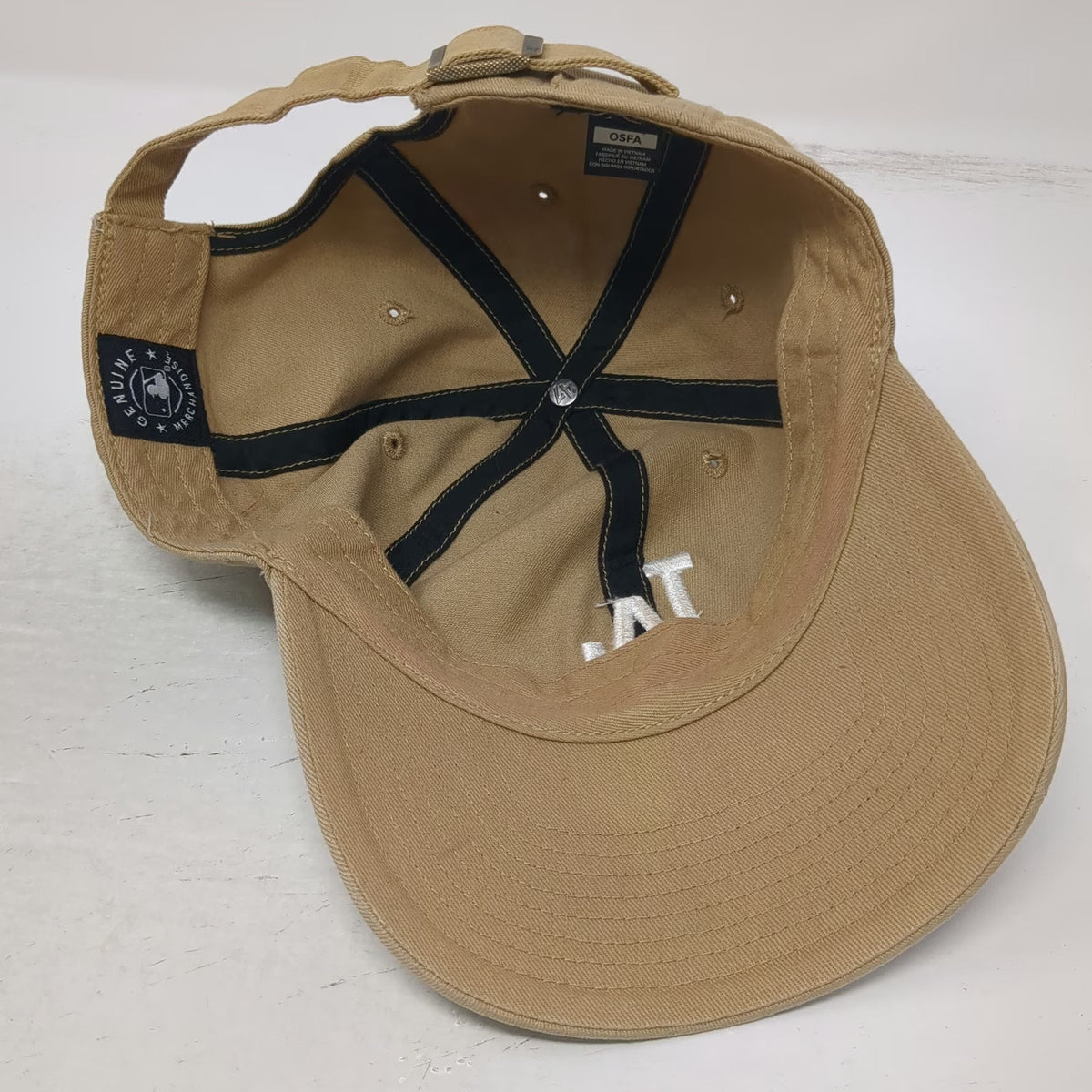 Los Angeles Dodgers MLB 47 Baseball Cap Brown One Size LA Logo Slideback Hat
