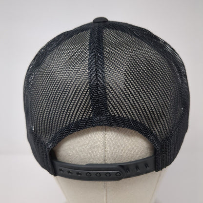 Richardson Snapback Mesh Back Rope Trucker Hat Black One Size Blank