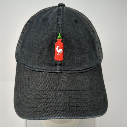 Sriracha Bottle With Chicken Slideback Hat Black One Size Adjustable