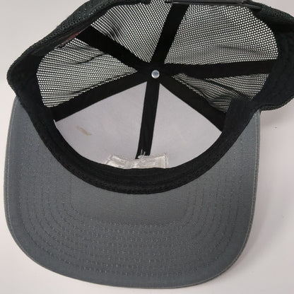 EB Snapback Trucker Hat Gray One Size Adjustable Mesh Back Pacific Headwear