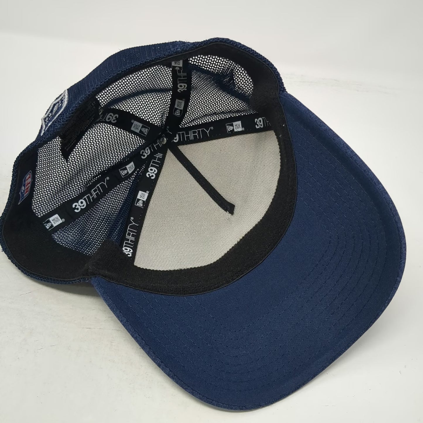 Dallas Cowboys NFL New Era 5 Panel Blue M Hat Mesh Back Stretch Fit 1960 Logo