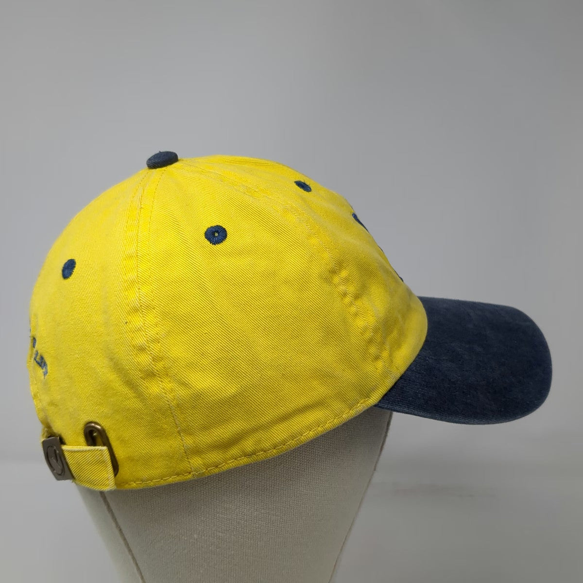 Newhattan Baseball Cap Yellow Blue One Size VMC Victory Changed My Life Hat