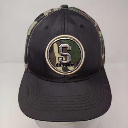 Seattle Snapback Hat Multi One Size Camouflage Adjustable Ace Cap